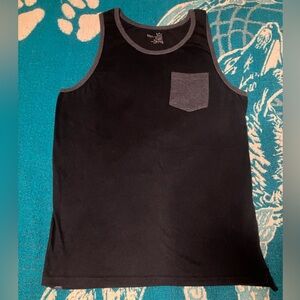 Tilly’s Blue Crown Men’s Pocket Tank Top M